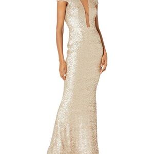 Dress the Population Michelle Sequin Maxi Dress XS